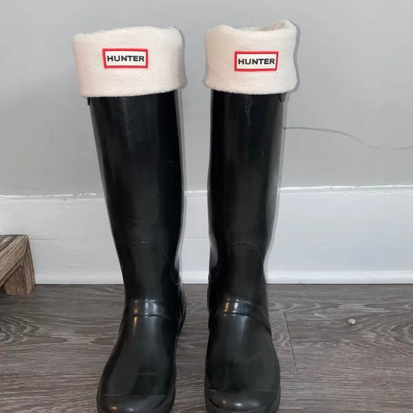 HUNTER RAIN BOOTS WITH SOCKS - Image 4