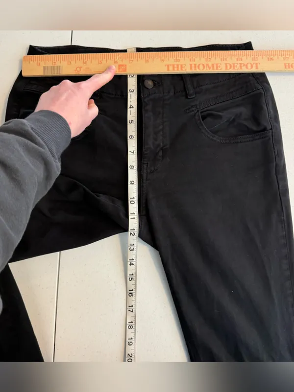 Anthropologie Pilcro Black‎ Bootcut Trouser Pant 2024 size 27 neutral classic - Image 4