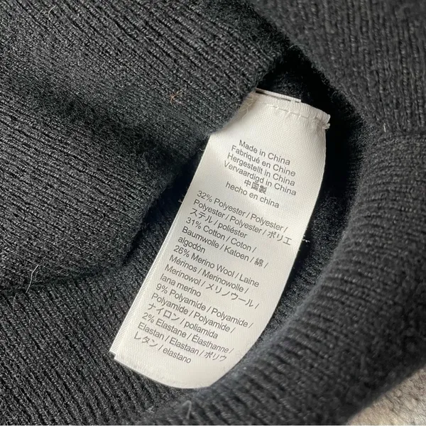 J. Crew Black Crewneck Sweater Classic Knit Design - Image 3