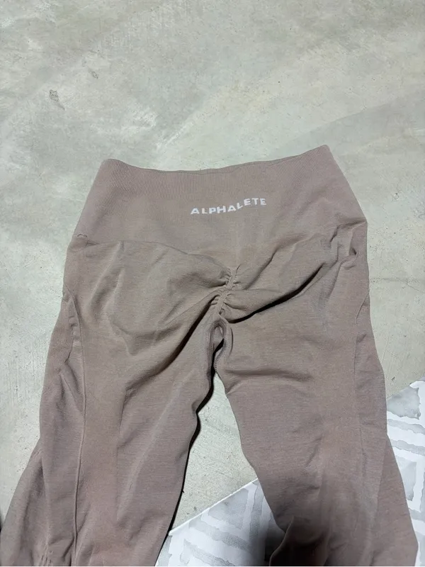 Alphalete mauve leggings small - Image 5
