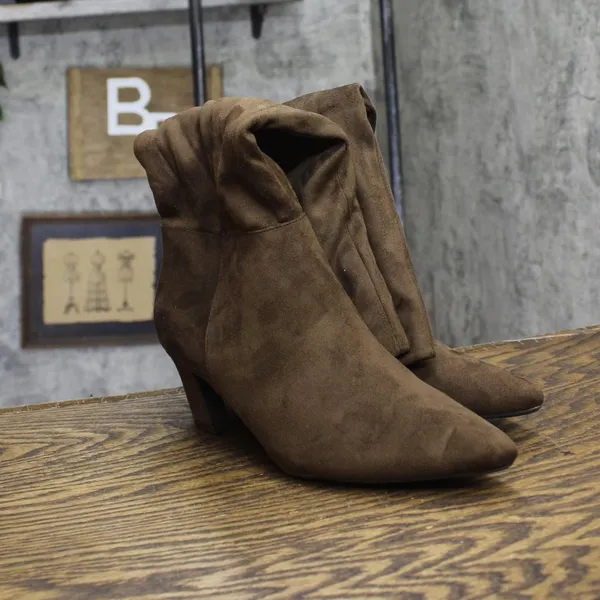 NWT A New Day Womens Raye Tall Dress Boots 88375201 Dark Brown 7.5M - Image 5
