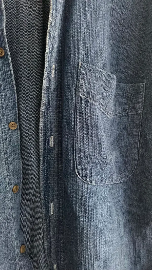 Denim Shacket Blue - Image 3