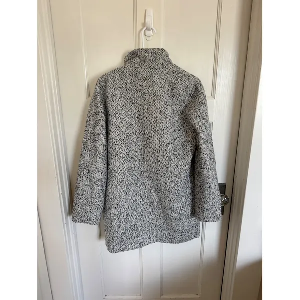 J.Crew Gray Boucle City Coat size 6 - Image 6