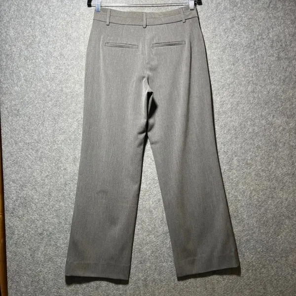 Nine West Womens‎ 4 Gray Wide Leg Dress Pants Career Workwear Trousers - Image 9