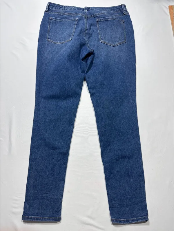 Jessica Simpson Kiss Me Skinny Blue Denim Jeans Size 14/32 - Image 8