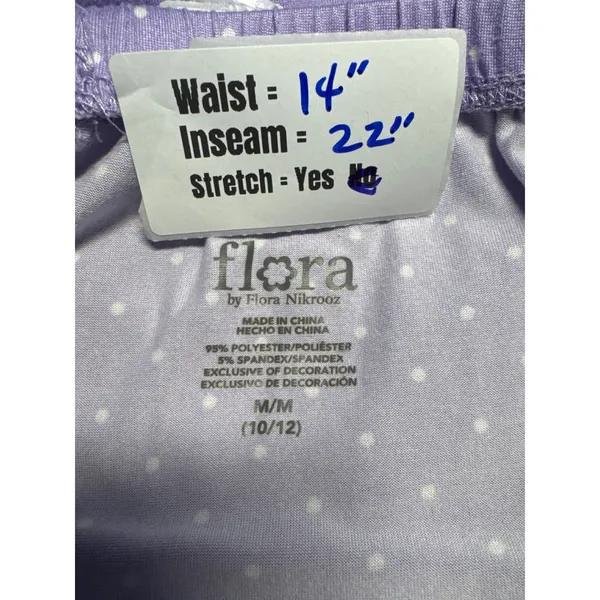 Flora Pajama Set Sleepwear Polka Dot V Neck Loungewear‎ Comfy Medium - Image 5