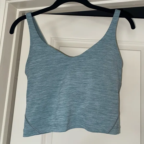Lululemon Yoga Align Tank Heathered Tidewater Teal Size 10 - Image 3