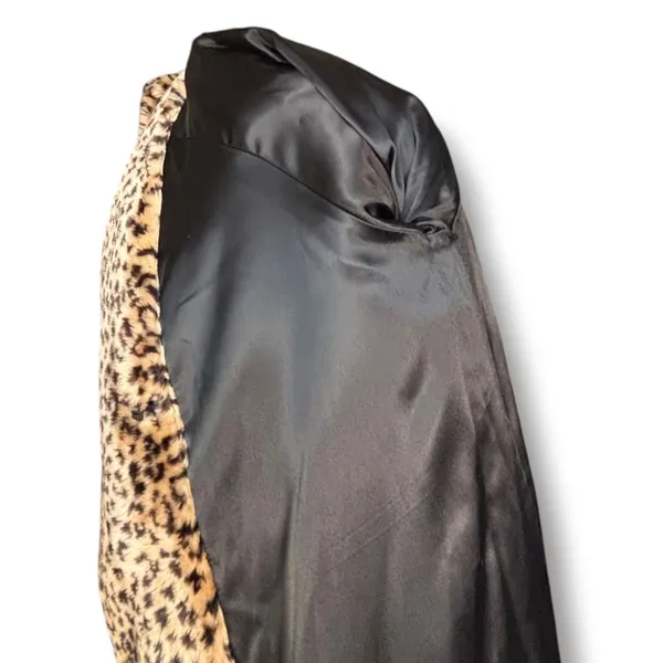 Vintage Monterey Fashions Leopard Faux Fur Long Coat Animal Print Statement - Image 11