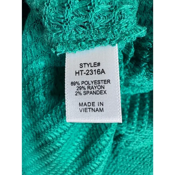Zenana Waffle‎ Knit Sweater Boho Cottagecore Slouchy Pullover Women's L/XL - Image 5