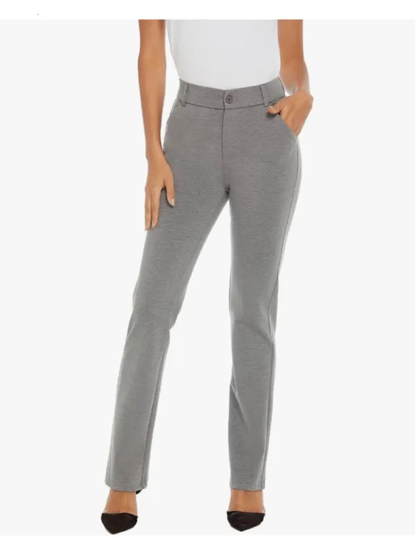 NEW Career Slacks Ease into Comfort Barely Bootcut Stretch Dress Pants 6/32 Tall - Image 4