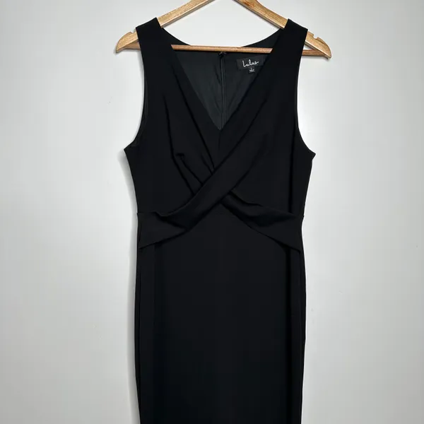 Lulus Black Noreen Sleeveless High-Low Maxi Dress Size Large - Image 6