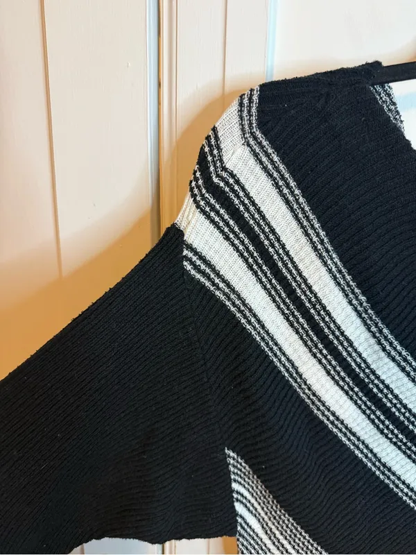 Free People Striped Spectrum Off The Shoulder Sweater - Image 6