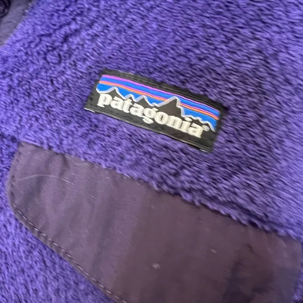 Patagonia retool snap T fleece‎ purple women’s medium - Image 4