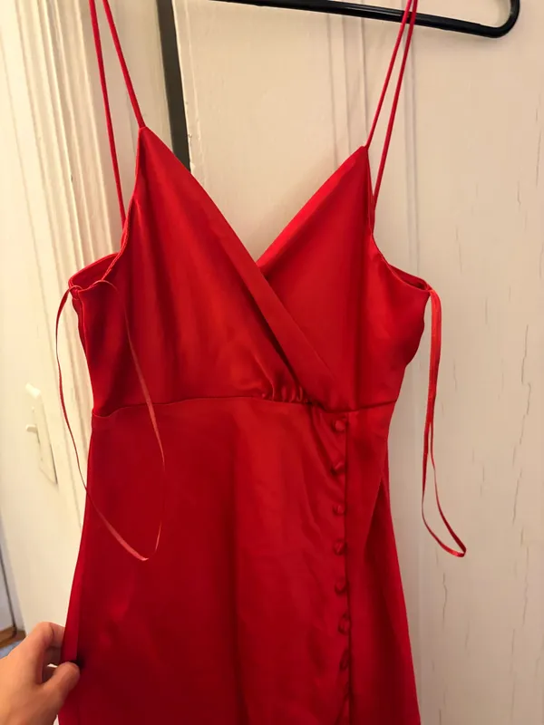 ZARA Red Dress Long - Image 2