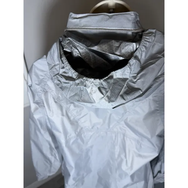 EUC: Avalanche Women Weather Shield Small Waterproof Jacket Gray/Silver‎ Active - Image 7
