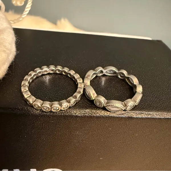 Pandora Alluring Brilliant Marquise Stackable Rings - Image 3
