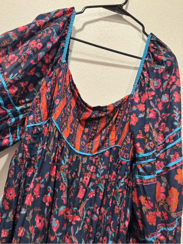 Free People Endless Afternoon Floral Mini Dress XL NWOT - Image 4
