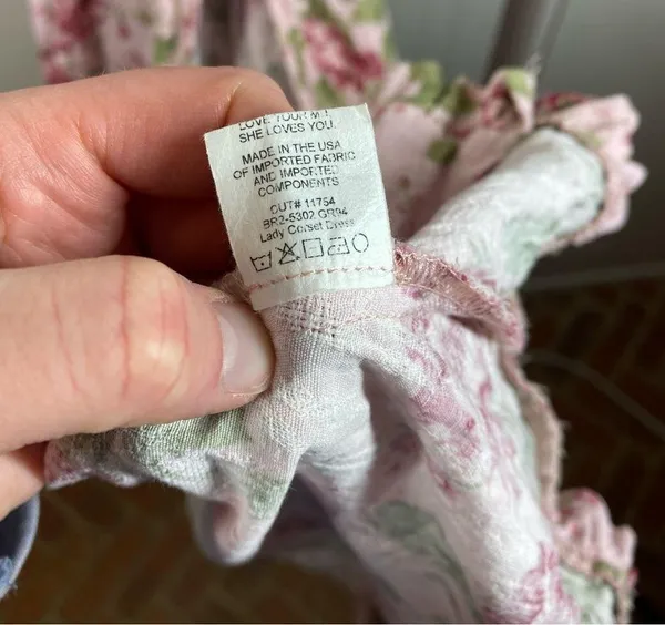 Lady Corset Dress size xs floral pink - Image 6