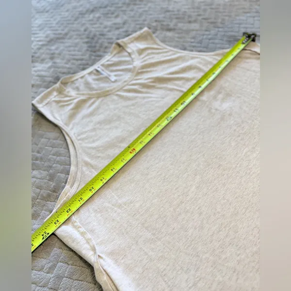 FABLETICS  Tunic Tank Top With Open Sides  Sand color-Size 1X - Image 6