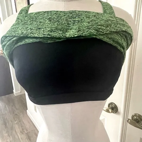 Icyzone green athletic tank with built in bra - Image 11