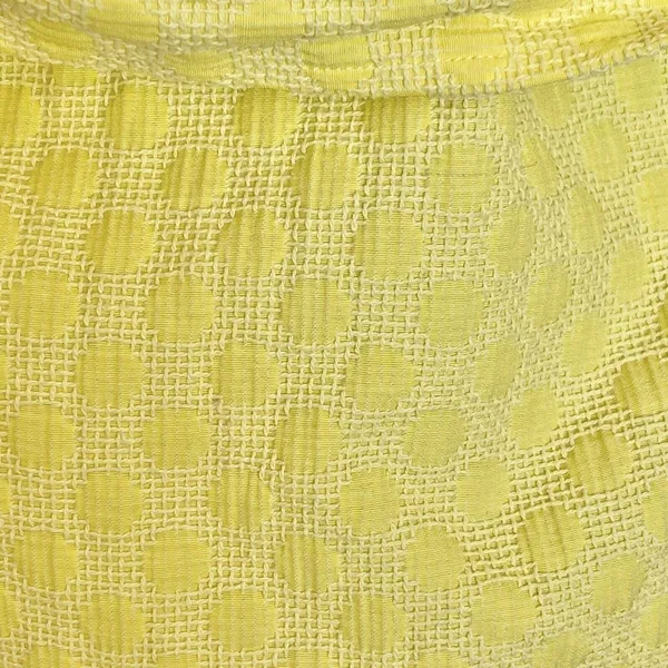 Cupcakes & Cashmere Dress Sz Small Yellow Off the Shoulder Cottage Cottage Core - Image 6