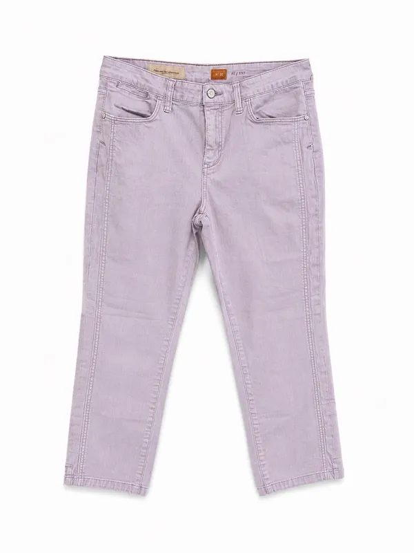 Pilcro Anthropologie Stet Jeans Women’s 30 Lavender Straight Leg Cropped - Image 2
