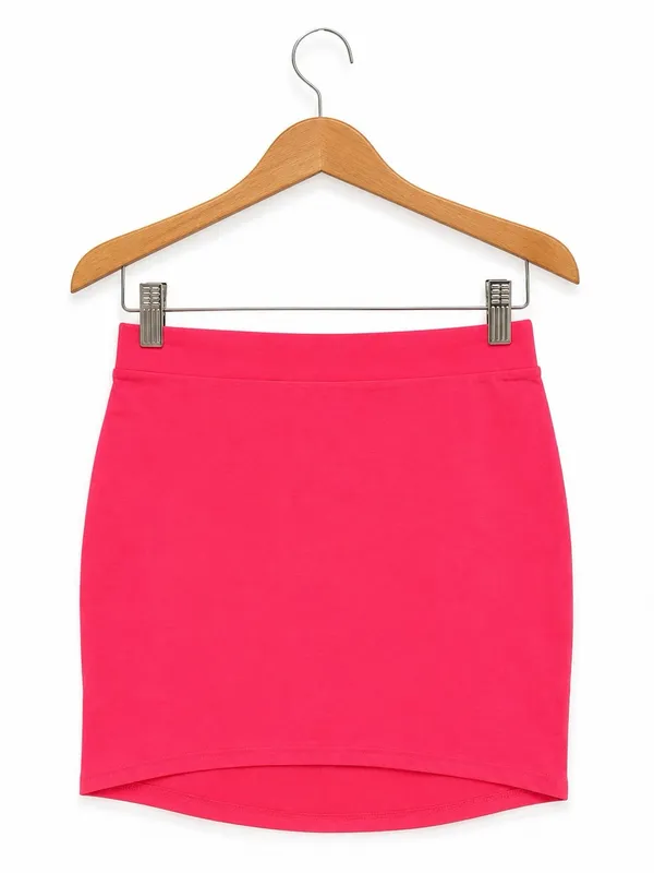 H&M Hot Pink High-Rise Mini Skirt - Image 2