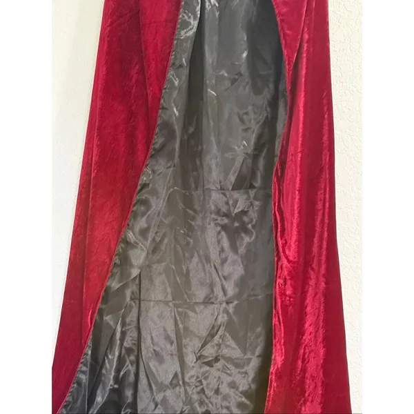 Elegant Velvet Cape Cloak Fair Gothic And Formal Evening Renaissance one size - Image 3