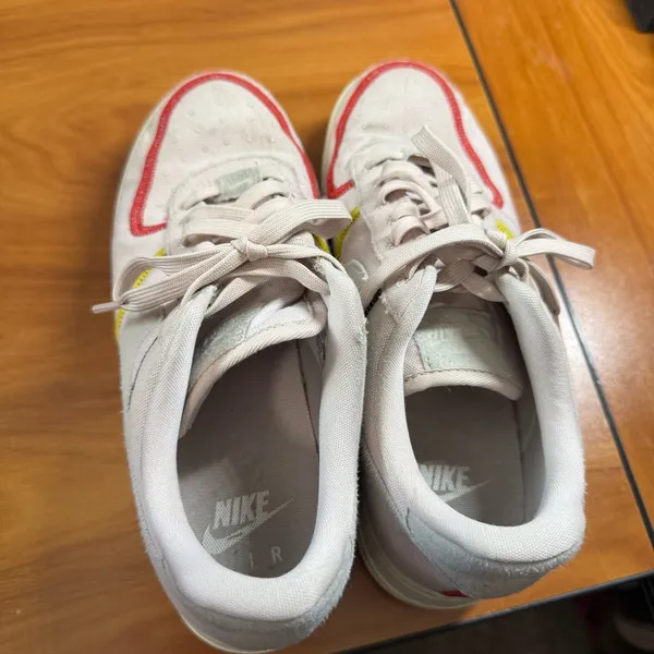 Nike Air Force 1 LX Siltstone Red Women's Sneaker Stitched Canvas W8 CK6572-600‎ - Image 10