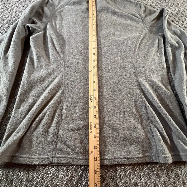 The North Face Women's‎ TKA 100 Glacier Fleece Gray ¼ Zip Pullover M Lightweight - Image 10