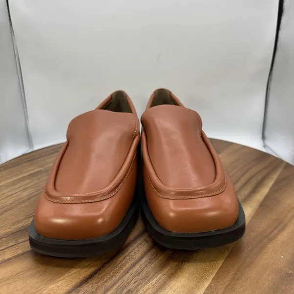 Aerosoles Percy Loafer Slip On Brown Leather Preppy Retro 90s‎ Women's 10.5M - Image 4