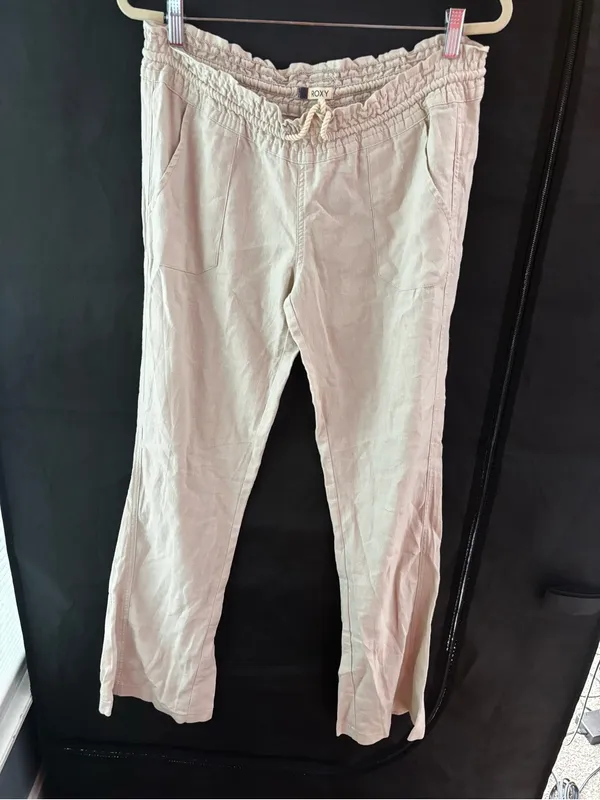 ROXY NWT Linen Blend Oceanside Pant - Image 2