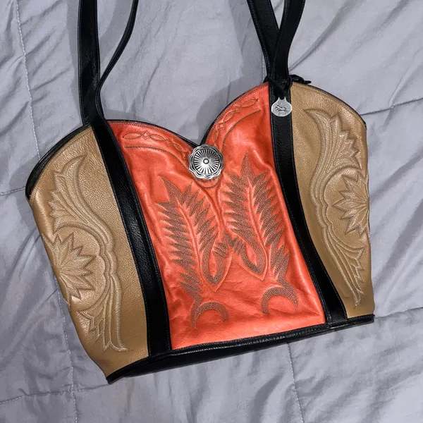 Erda Western Cowboy Boot Tote Bag Multiple - Image 10