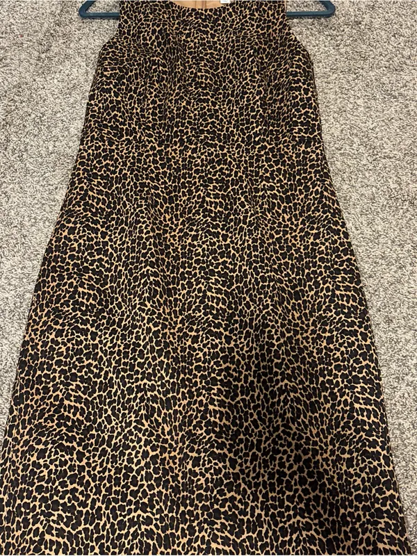 J. Crew Leopard Print Midi Dress - Image 2