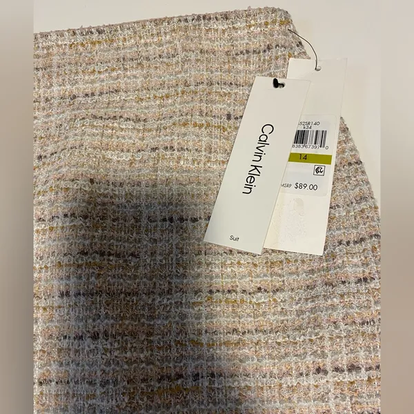 NWT Calvin Klein Women’s Tweed Suit Skirt - Image 6