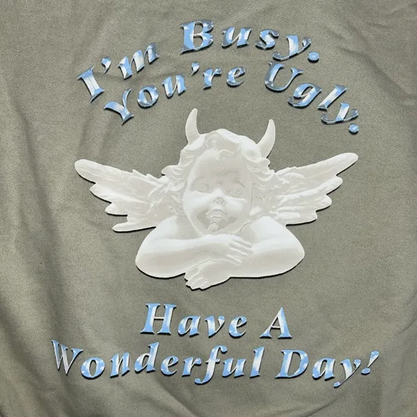 Boys Lie 🆕 NWOT | I’m Busy You’re Ugly Hoodie | One Size - Image 9