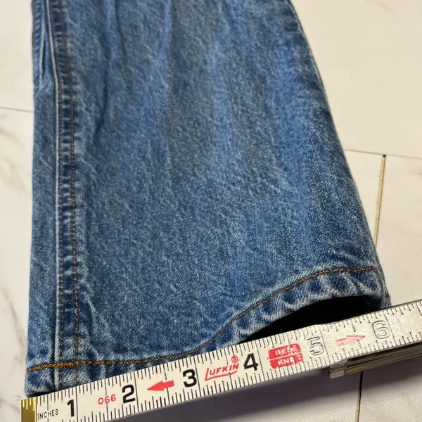 Denim Forum Aritzia Joni high rise loose button fly denim jeans 30 length sz 25 - Image 10