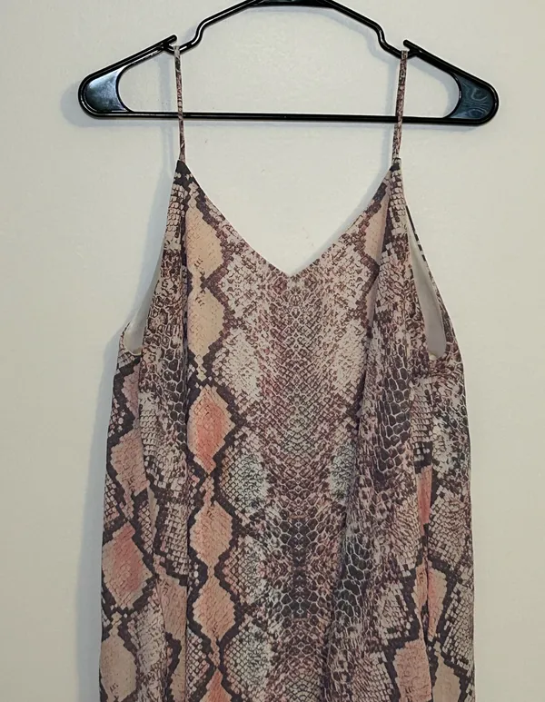 Peach Love California Patterned Dress - Image 2