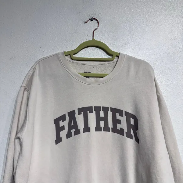 Unwell Call Her Daddy Bone Father Crewneck Sweatshirt Sz M - Image 3