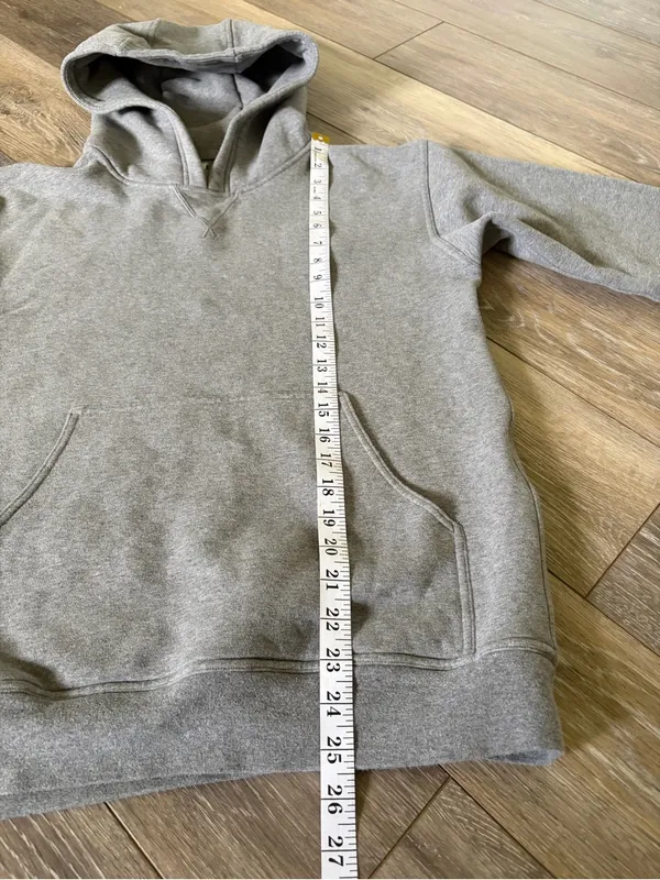 Lululemon All Yours Hoodie Fleece Heathered Core Medium Grey Size 6 NWOT - Image 12