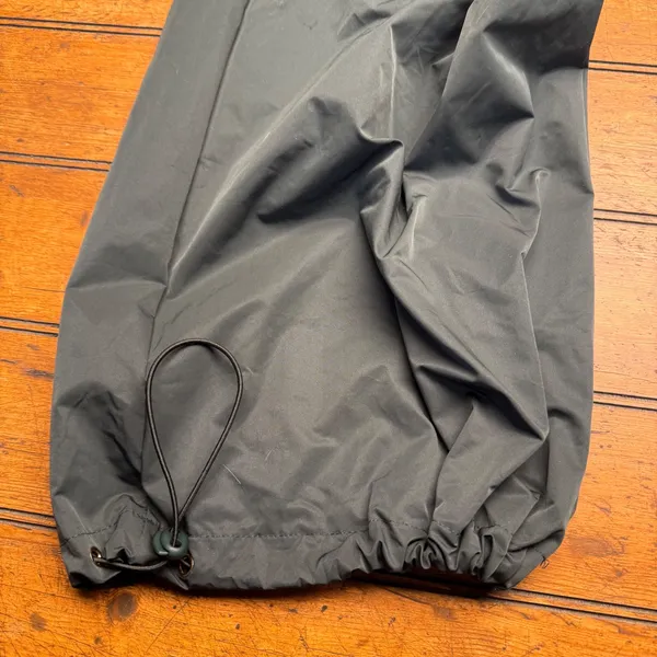 EGO Black Cargo‎ Pants Elastic Waist Drawstring Hem Wide Leg Womens Size 2 - Image 2