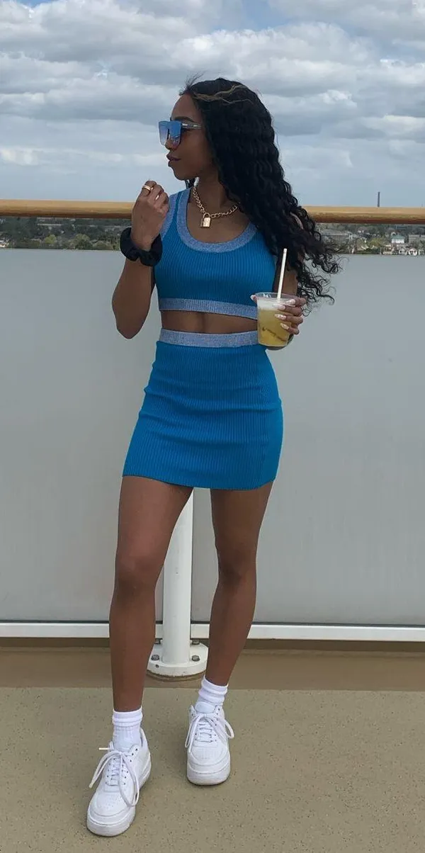 super down katie knit skirt set - Image 4