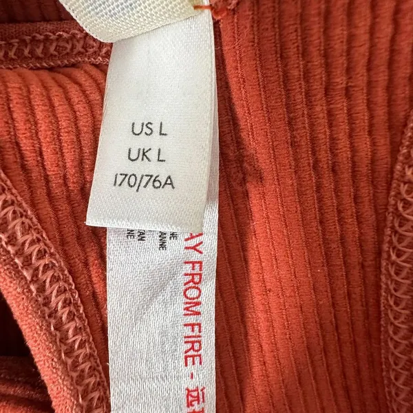 FP Movement Free Throw Crop OB916007 Coral Pink Size Large - Image 3