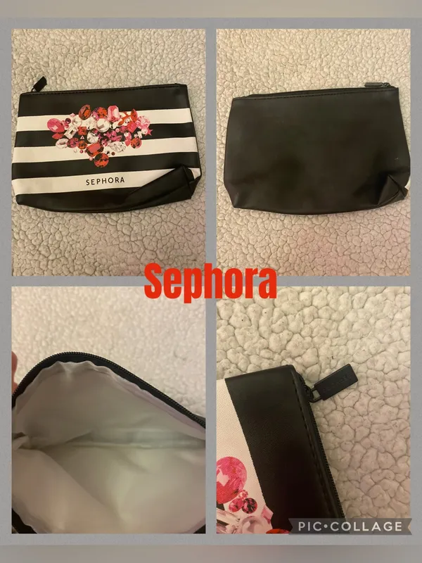 Limited Edition Holiday cosmetics bag by Sephora gemstone graphic - Image 2
