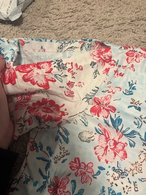Floral Shirt Red - Image 8