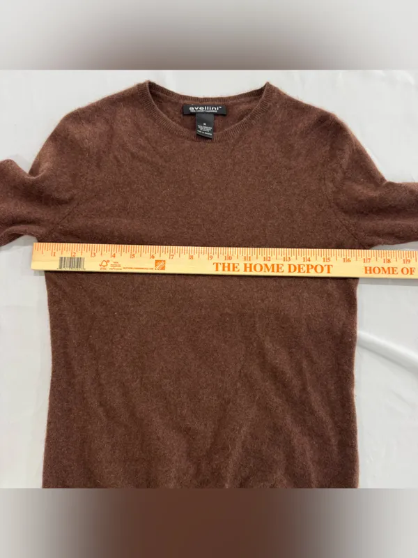 Brown Avellini 100% cashmere sweater‎ Medium - Image 5