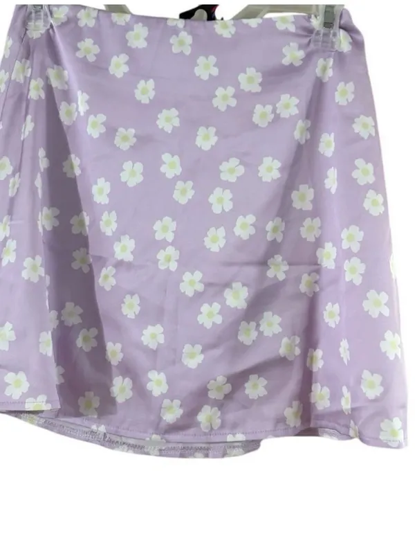 Princess Polly Lilac Daisy Mini Skirt - Image 4