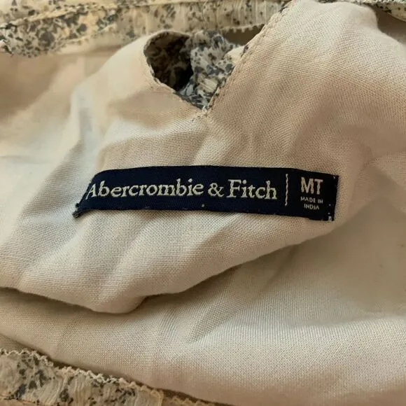 A&F Abercrombie & Fitch Dress Size Medium Gray‎ Snake Print Sleeveless Mini Midi - Image 5