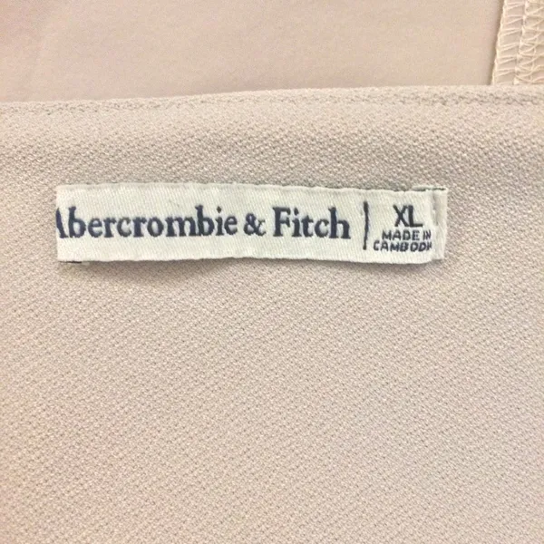 Abercrombie & fitch cream bodysuit tank blouse xl - Image 3