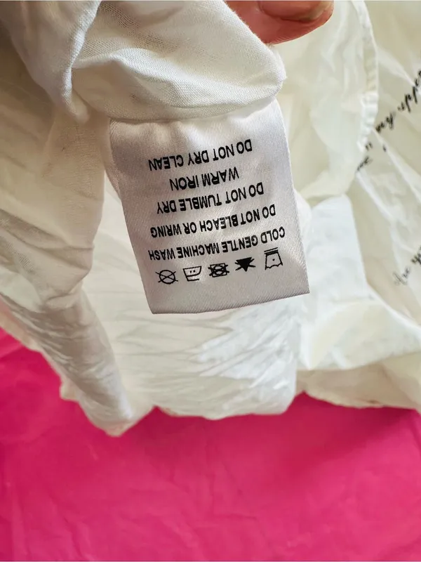 Princess Polly White Sweetheart Mini Dress with Script Detail - Image 12